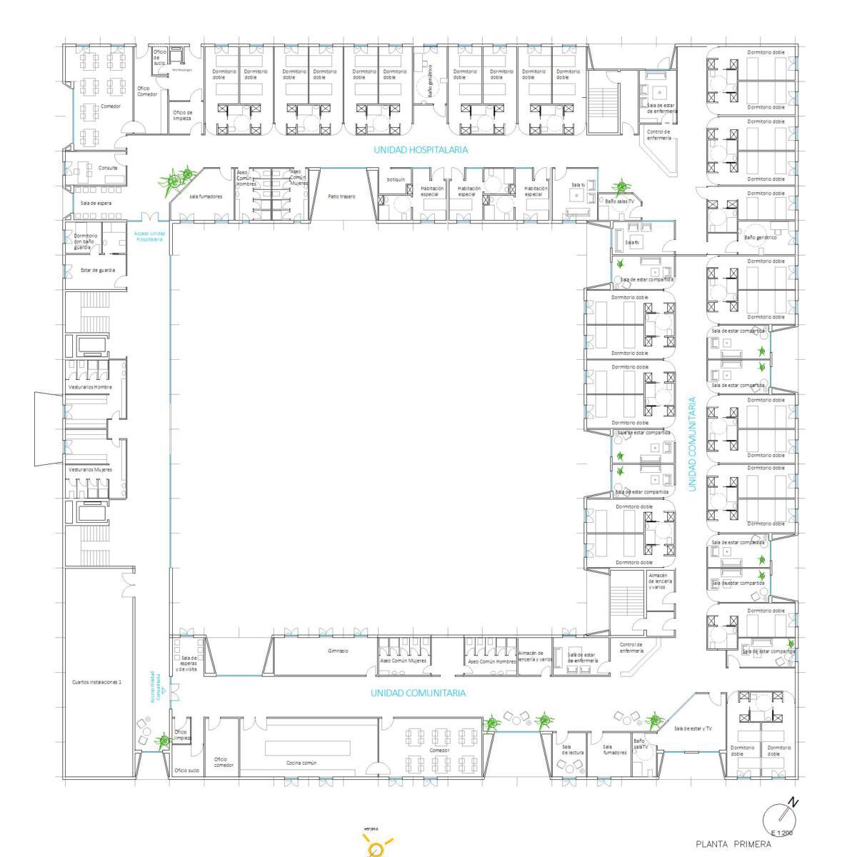 Vista de fachada. Apertura hacia el paisaje del arroyo Fuentidueñas.